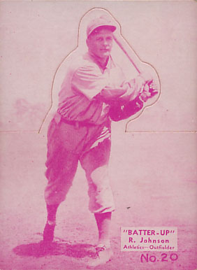 1934 Batter Up Bob Johnson #20 Baseball Card