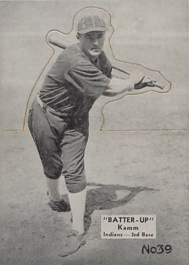 1934 Batter Up Willie Kamm #39 Baseball Card