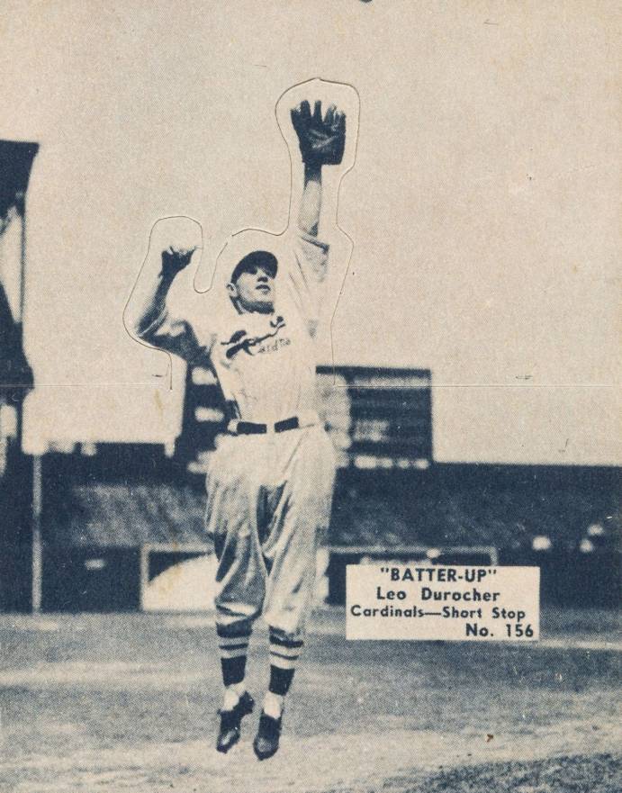 1934 Batter Up Leo Durocher #156 Baseball Card