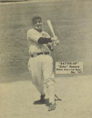 1934 Batter Up Zeke Bonura #141 Baseball Card