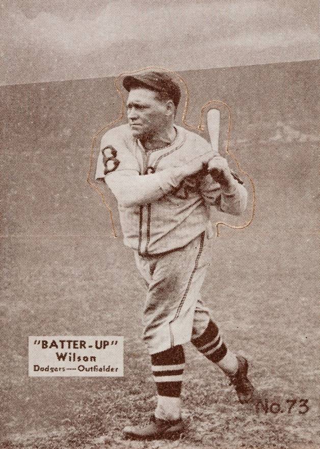 1934 Batter Up Hack Wilson #73 Baseball Card