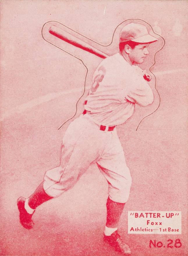 1934 Batter Up Jimmie Foxx #28 Baseball Card