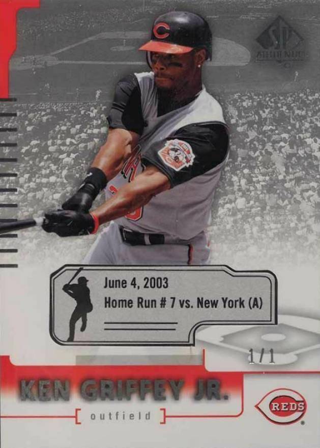 2004 SP Authentic Ken Griffey Jr. #50 Baseball Card