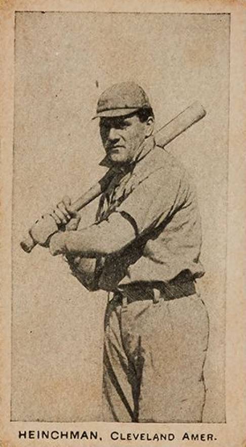 1909 CA Briggs Co. Black & White Bill Hinchman # Baseball Card
