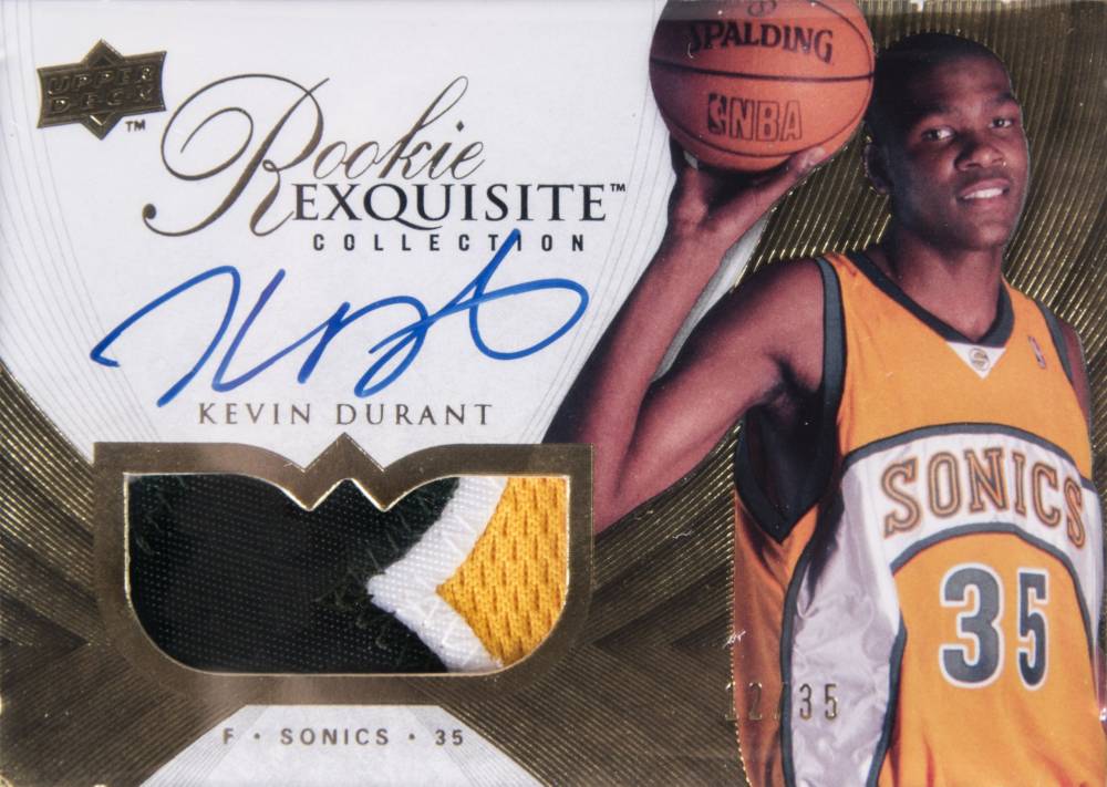 2007 Upper Deck Exquisite Collection Kevin Durant #94 Basketball Card