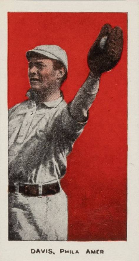 1910 Anonymous "Set of 30" Davis, Phila. Amer # Baseball Card