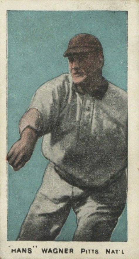 1910 Anonymous "Set of 30" "Hans" Wagner Pitts Nat'l # Baseball Card