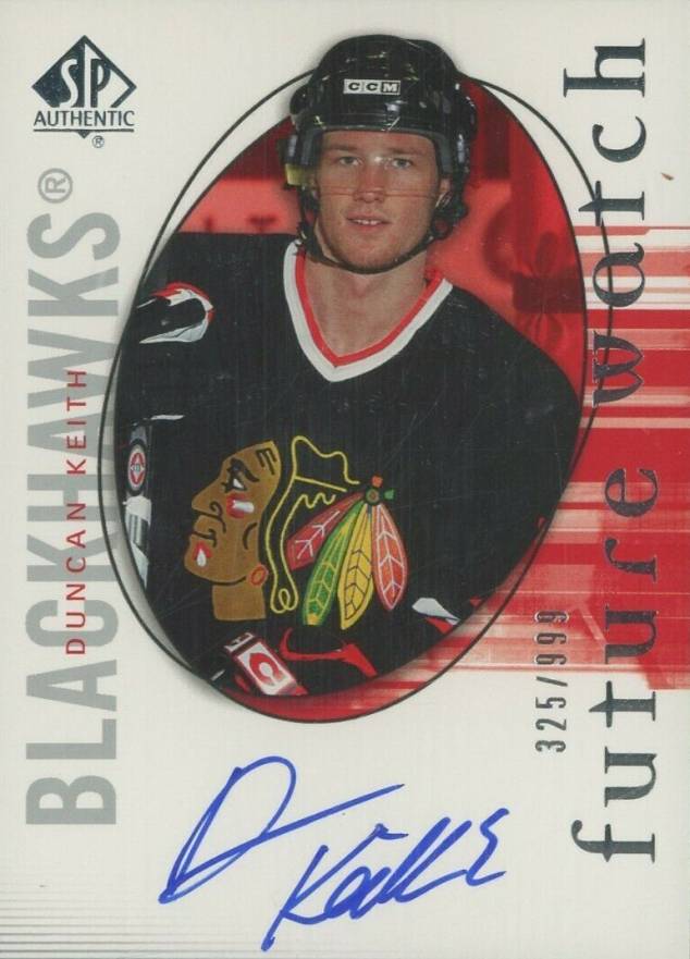 2005 SP Authentic Duncan Keith #147 Hockey Card