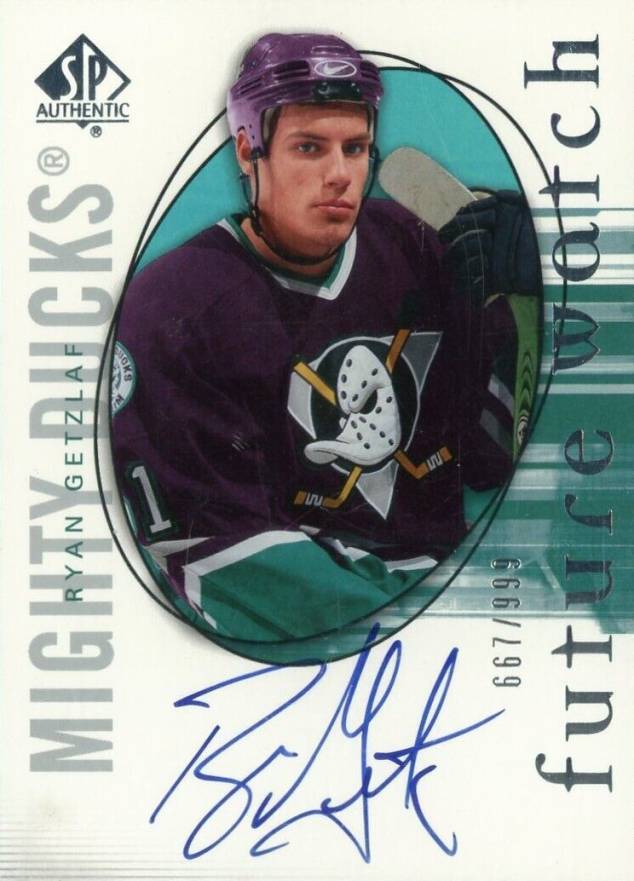 2005 SP Authentic Ryan Getzlaf #131 Hockey Card