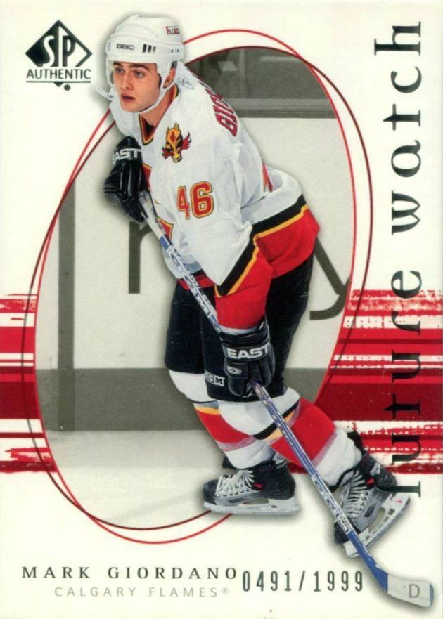 2005 SP Authentic Mark Giordano #255 Hockey Card