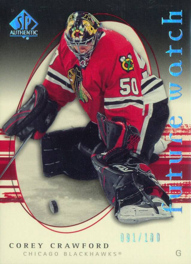 2005 SP Authentic Corey Crawford #257 Hockey Card