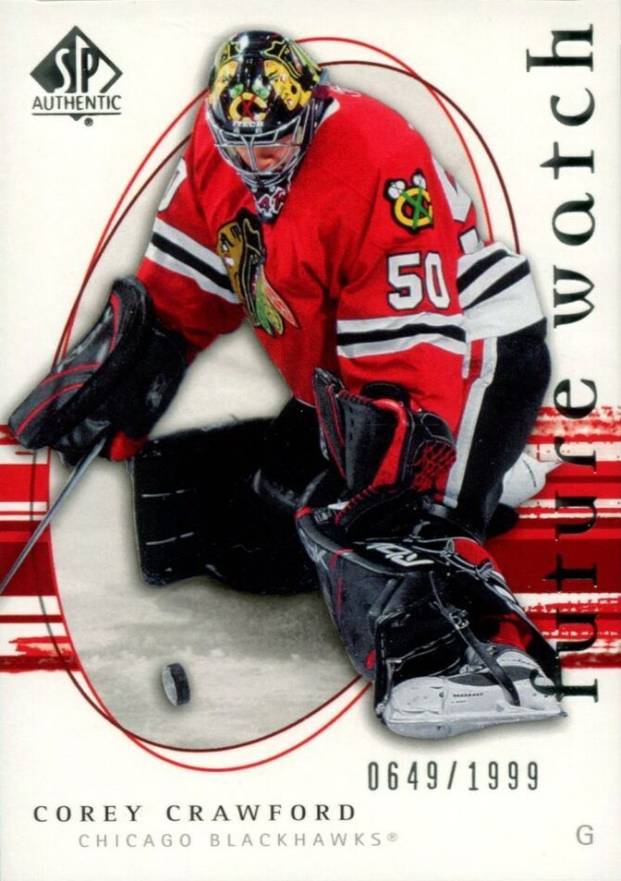 2005 SP Authentic Corey Crawford #257 Hockey Card