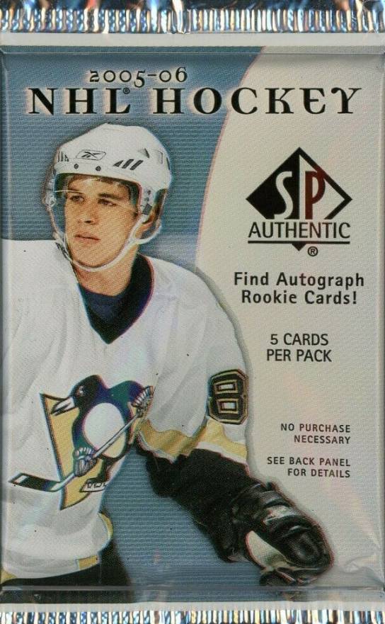 2005 SP Authentic Foil Pack #FP Hockey Card