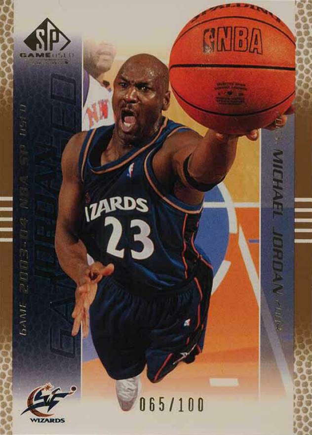 2003 SP Game Used Michael Jordan #91 Basketball Card