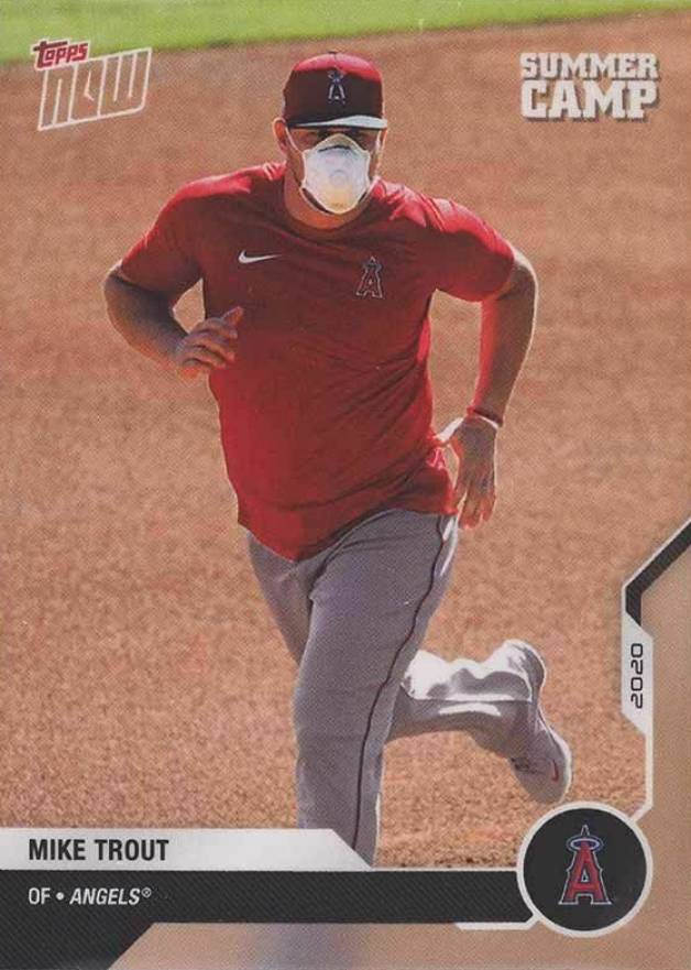 2020 Topps Now Road to Opening Day Mike Trout #OD451 Baseball Card