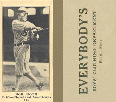 1916 Everybody's Bob Roth #145 Baseball Card