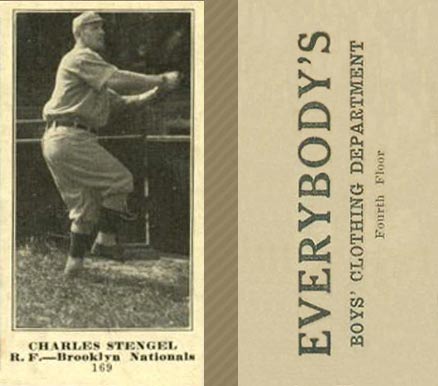 1916 Everybody's Charles Stengel #169 Baseball Card