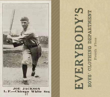 1916 Everybody's Joe Jackson #87 Baseball Card