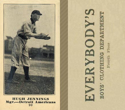 1916 Everybody's Hugh Jennings #90 Baseball Card