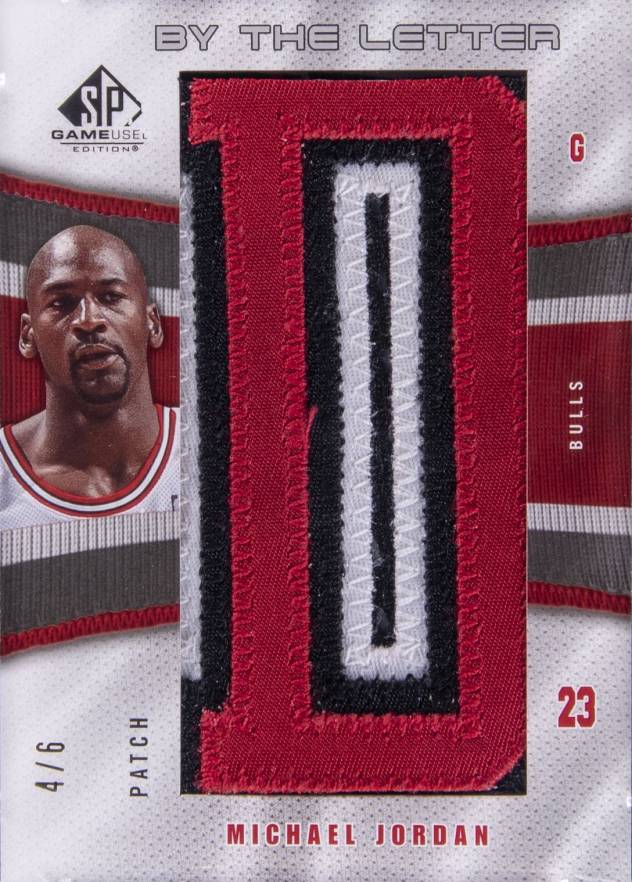 2006 SP Game Used By the Letter Michael Jordan #MJ Basketball Card