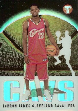 2003 Topps Pristine LeBron James #101 Basketball Card