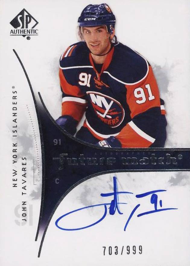 2009 SP Authentic John Tavares #201 Hockey Card