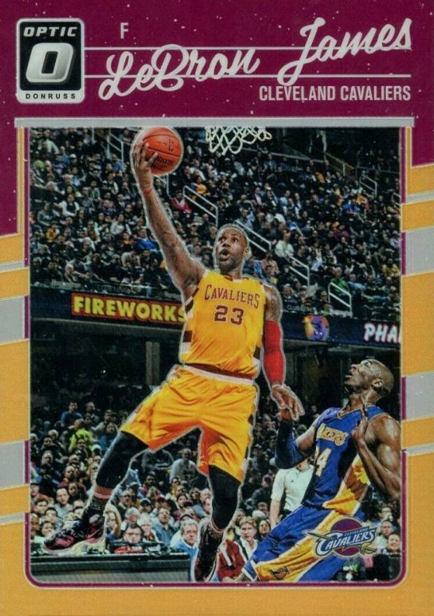 2016 Panini Donruss Optic LeBron James #15 Basketball Card
