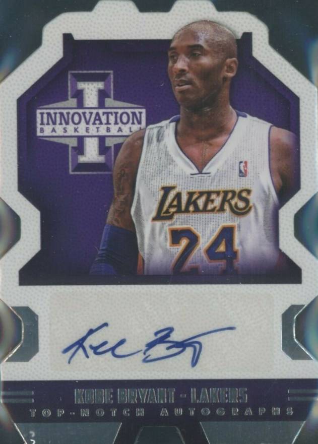 2013 Panini Innovation Top-Notch Autographs Kobe Bryant #30 Basketball Card