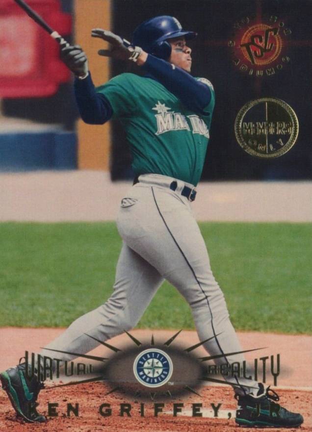 1995 Stadium Club Virtual Reality Ken Griffey Jr. #120 Baseball Card