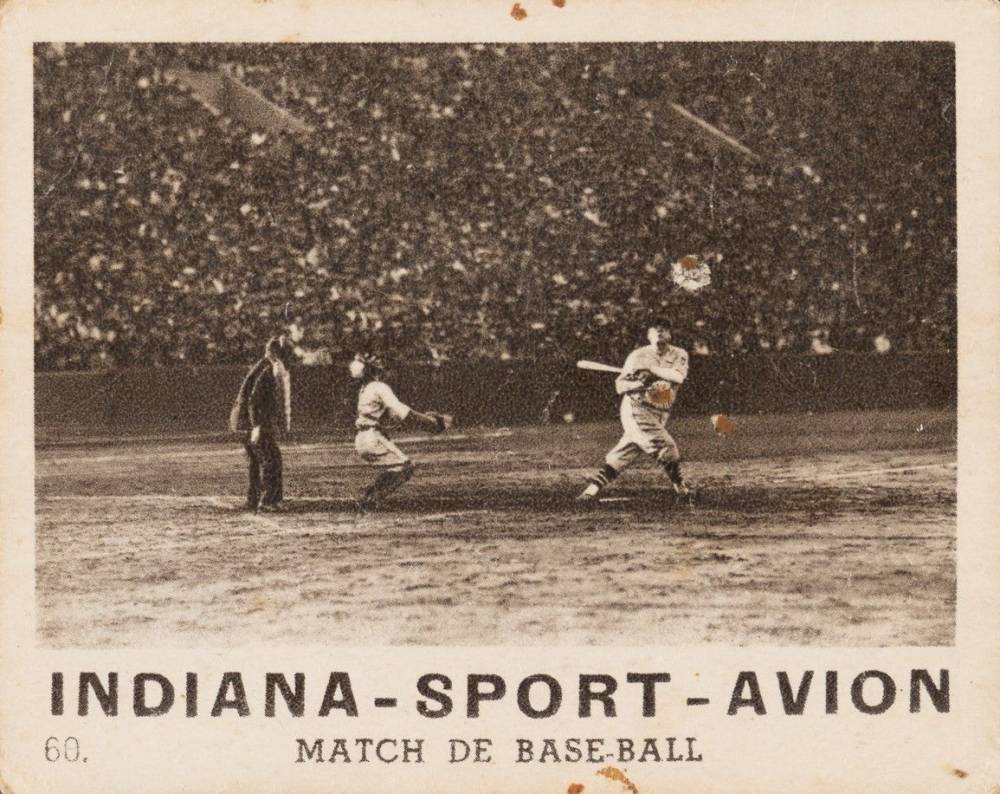 1930 Jean-Donat Dupont Indiana-Sport Match de Baseball #60 Baseball Card
