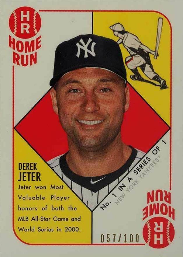 2020 Topps Transcendent Collection VIP Party Derek Jeter Through the Years Derek Jeter #51PB Baseball Card