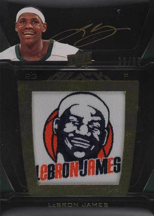 2011 Upper Deck Black College Vault Autograph LeBron James #V-LBJ Basketball Card
