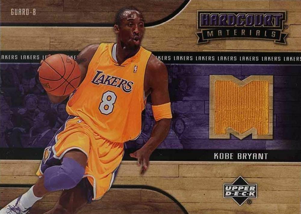 2006 Upper Deck Hardcourt Hardcourt Materials Kobe Bryant #HM-KB Basketball Card