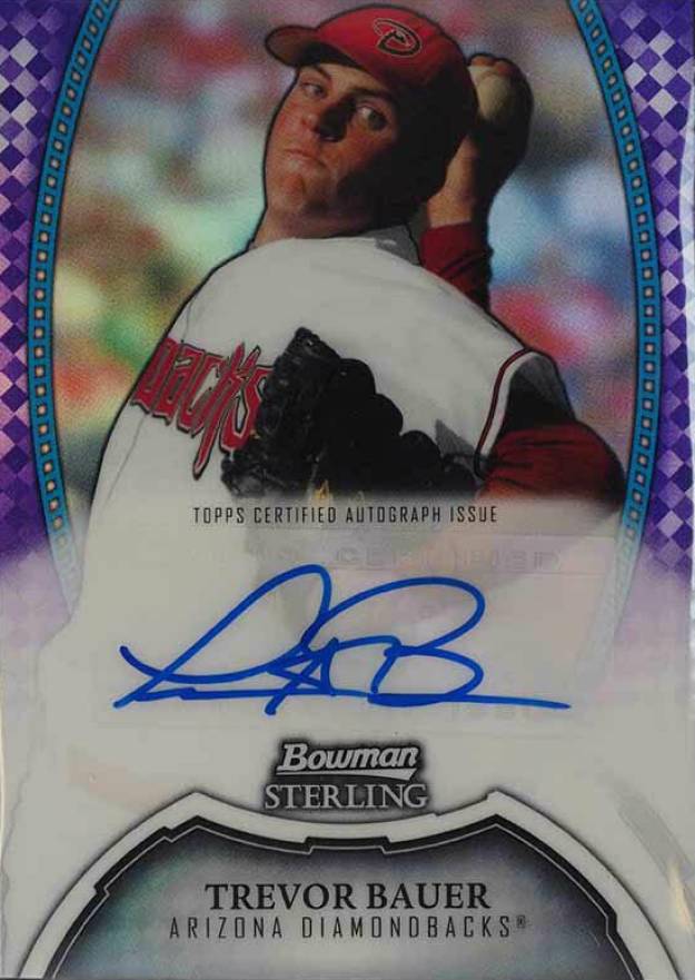 2011 Bowman Sterling Prospects Autographs Trevor Bauer #BSPTB Baseball Card