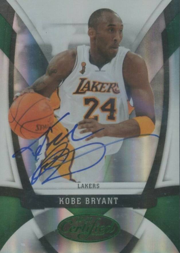 2009 Panini Certified  Kobe Bryant #64 Basketball Card