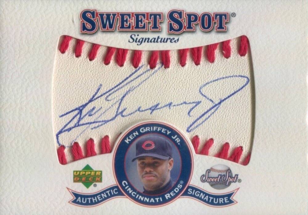2001 Upper Deck Sweet Spot Signatures Ken Griffey Jr. #S-KG Baseball Card