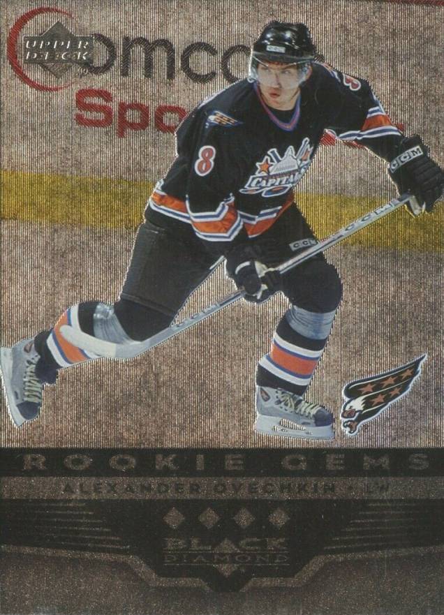 2005 Upper Deck Black Diamond Alexander Ovechkin #191 Hockey Card