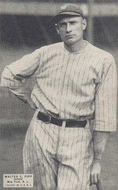 1925 Exhibits 1925 (Set 4) Walter C. Pipp # Baseball Card