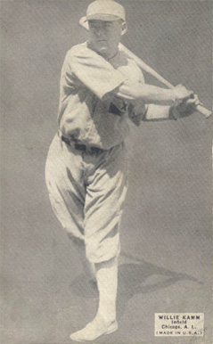 1925 Exhibits 1925 (Set 4) Willie Kamm # Baseball Card