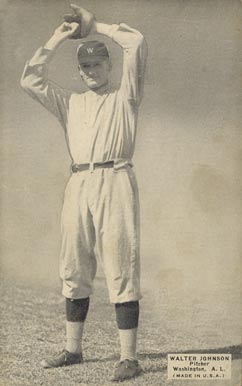 1925 Exhibits 1925 (Set 4) Walter Johnson # Baseball Card