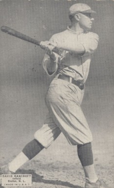 1925 Exhibits 1925 (Set 4) David Bancroft # Baseball Card