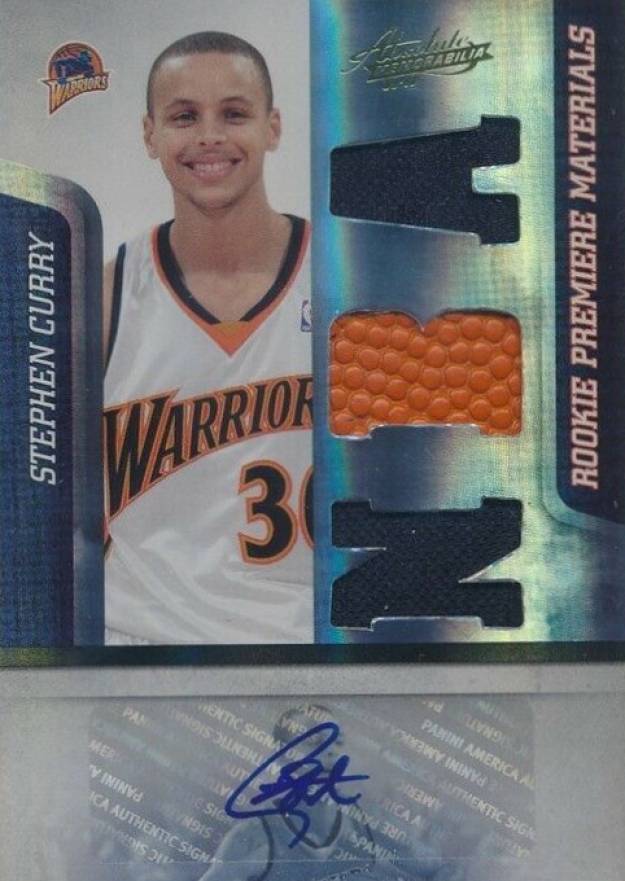 2009 Panini Absolute Memorabilia Stephen Curry #144 Basketball Card