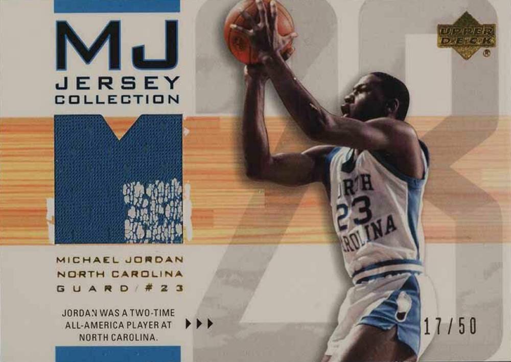 2001 Upper Deck MJ Jersey Collection Michael Jordan #MJC9 Basketball Card