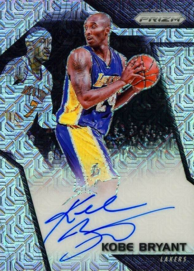 2017 Panini Prizm Signatures Kobe Bryant #SG-KB Basketball Card
