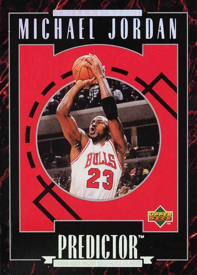 1995 Upper Deck Predictor MVP Michael Jordan #R1 Basketball Card