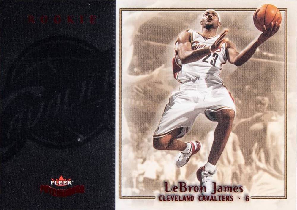 2003 Fleer Patchworks LeBron James #105 Basketball Card