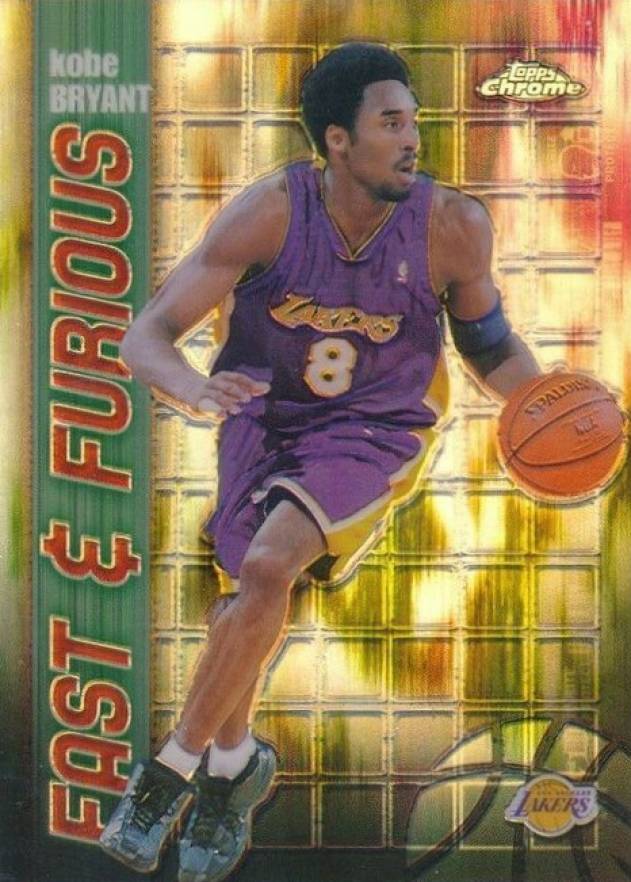 2001 Topps Chrome Fast & Furious Kobe Bryant #FF06 Basketball Card