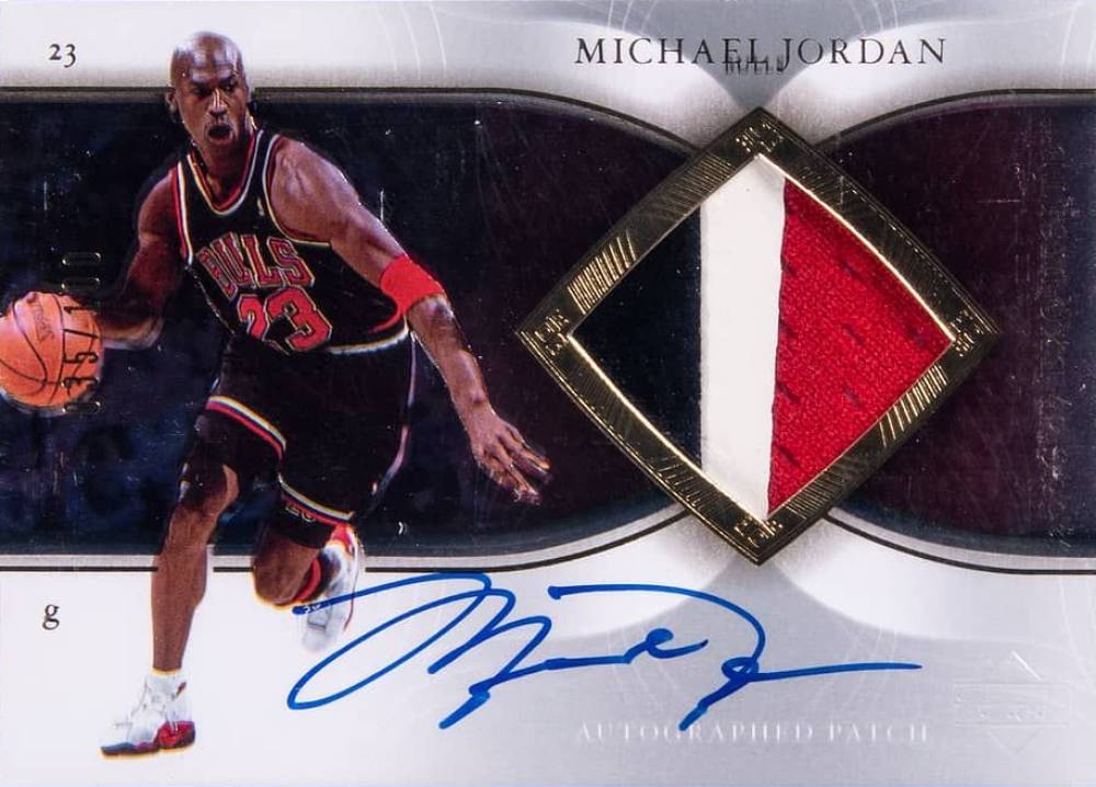2006 Upper Deck Exquisite Collection Autographs Patches  Michael Jordan #AP-MJ Basketball Card