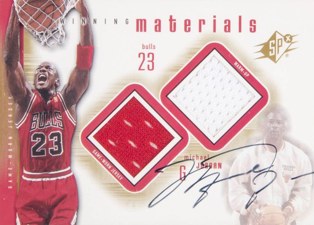 2000 SPx Winning Materials Michael Jordan #MJA1 Basketball Card