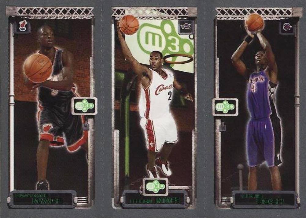 2003 Topps Rookie Matrix Bosh/James/Wade # Basketball Card
